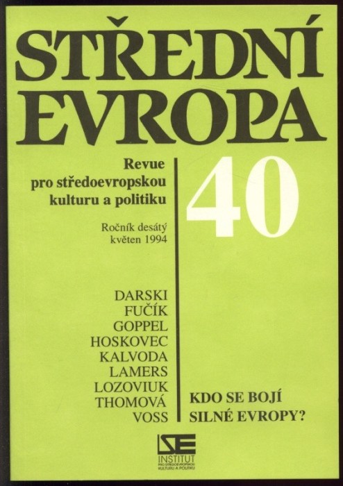 Střední Evropa 1994 (36-45, 10 čísel) kompletní ročník