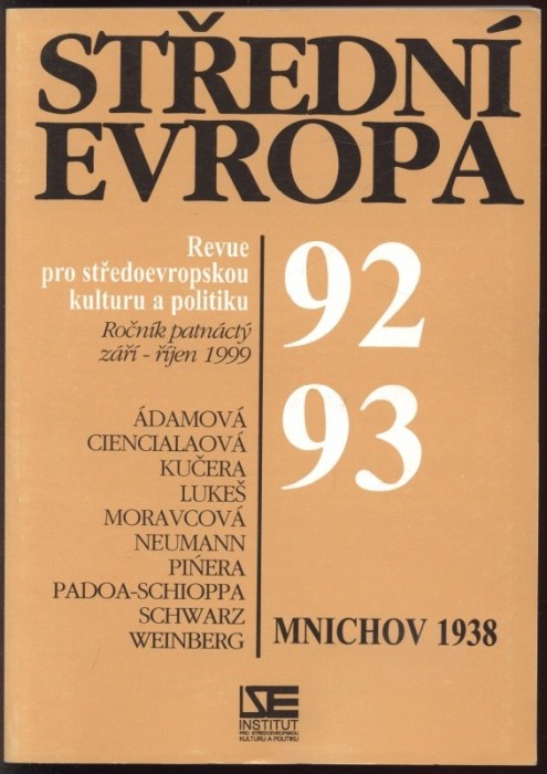 Střední Evropa 1999 (86-95, 10 čísel) kompletní ročník