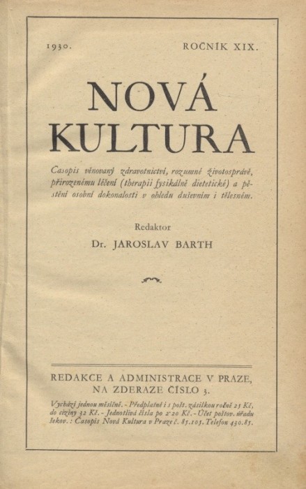 Nová kultura 1930 (Ročník XIX.)