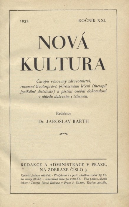 Nová kultura 1932 (Ročník XXI.)