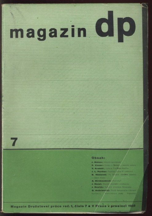 Jak žijeme, Magazín DP 1933-1934, Obrázkový a kulturní magazín (1. ročník - kompletní) 1-10