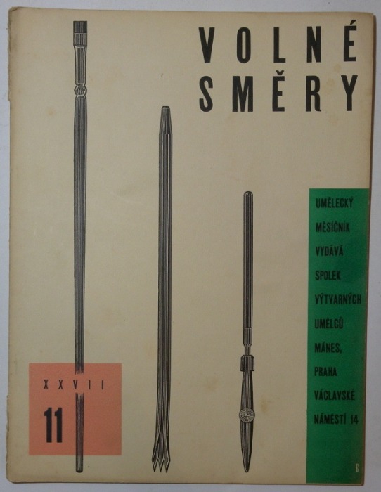 Volné směry 1929, 1930 (27. ročník, kompletní) čísla 1 až 12