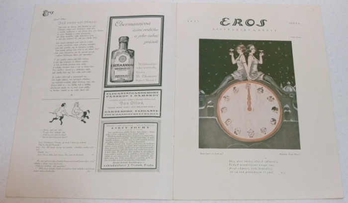 Eros. Listy lásky a krásy. 4/1925 (jedno číslo)