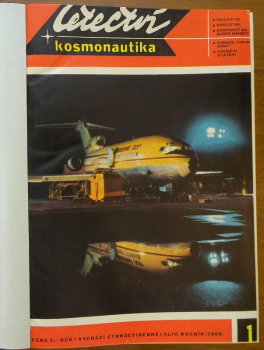 Letectví a kosmonautika 1968 (kompletní ročník, 26 čísel, vázáno)
