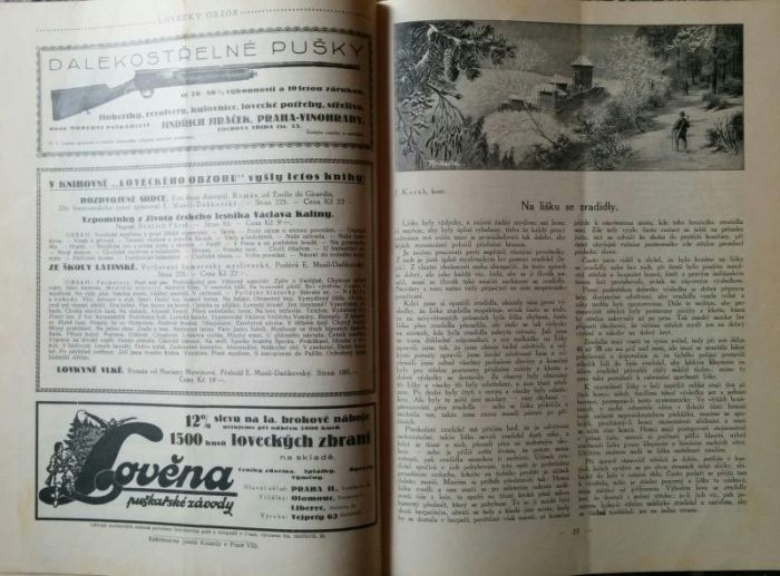 Lovecký obzor 1930. Časopis věnovaný myslivecké vědě a praxi (kompletní 28. ročník, vázáno)