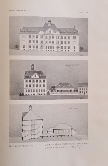 Architektonický obzor 1913 (kompletní 12. ročník, 12 čísel) vázáno