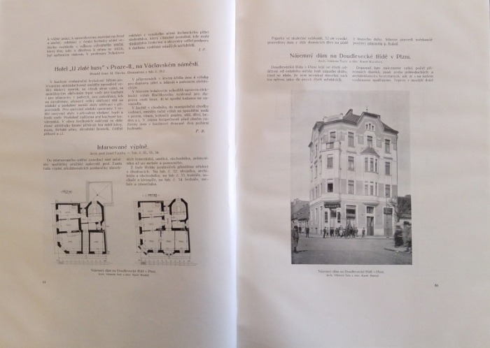 Architektonický obzor 1911 (kompletní 10. ročník, 12 čísel) vázáno