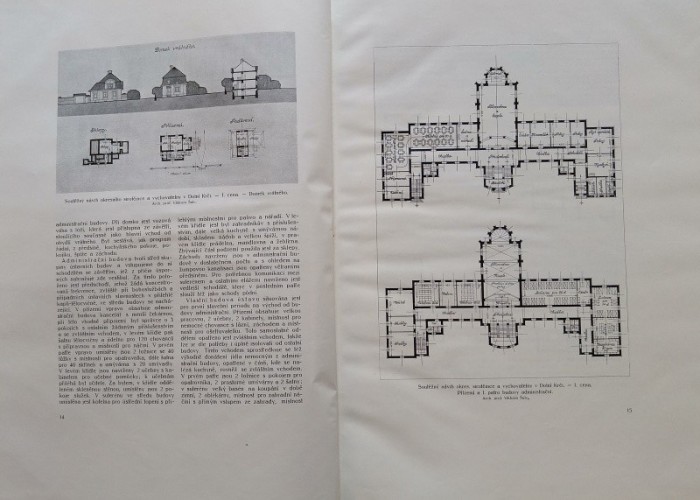 Architektonický obzor 1916 (kompletní 15. ročník, 12 čísel) vázáno