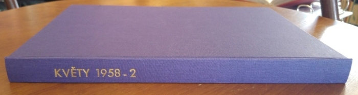 Květy 1958 (nekompletní 8. ročník, pouze čísla 36-52) vázáno