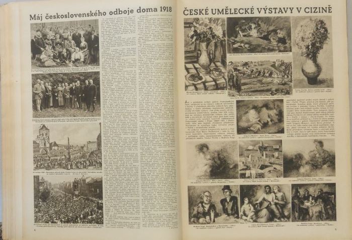 Pestrý týden 1938 (kompletní 13. ročník, 53 čísel) vázáno