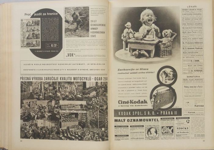 Pestrý týden 1938 (kompletní 13. ročník, 53 čísel) vázáno