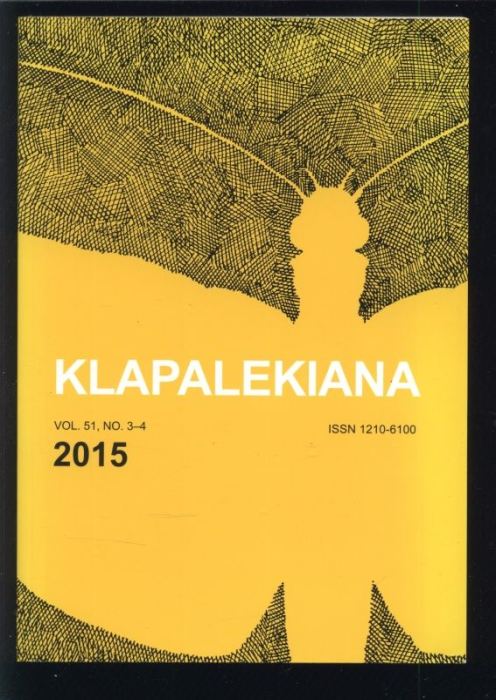 Klapalekiana 2015 (kompletní 50. ročník, 4 čísla / 2 sv.)