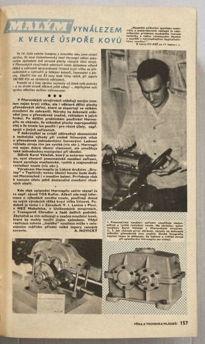 Věda a technika mládeži 1961 (kompletní 15. ročník, 26 čísel) vázáno