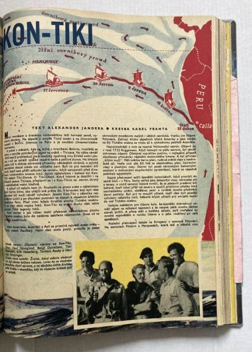 Pionýr 1958, 1959 (kompletní 5. a 6. ročník, 12 plus 12 čísel, vázáno)