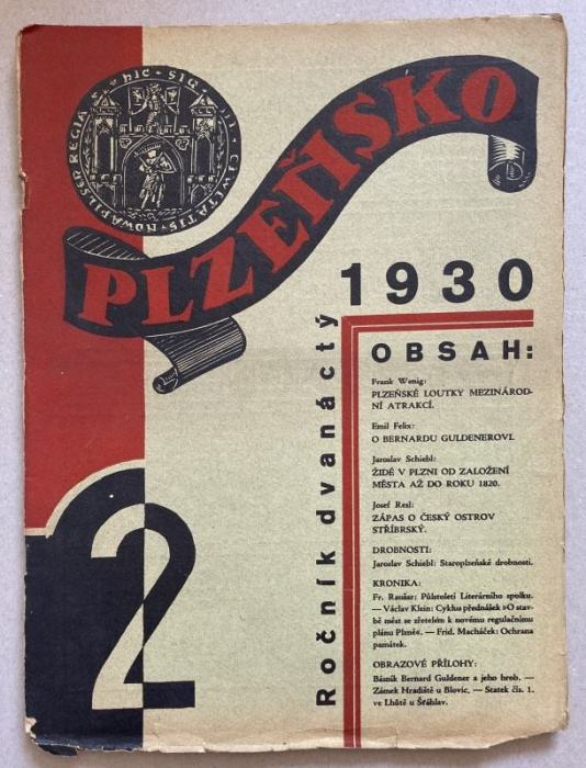 Plzeňsko 1930 (čísla 1 až 6) kompletní 12. ročník