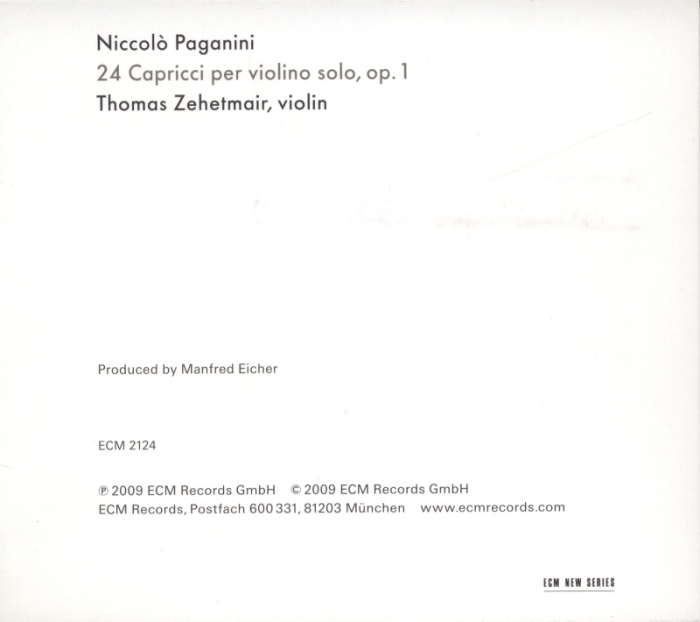 Paganini, Niccolo - 24 Capricci (CD)