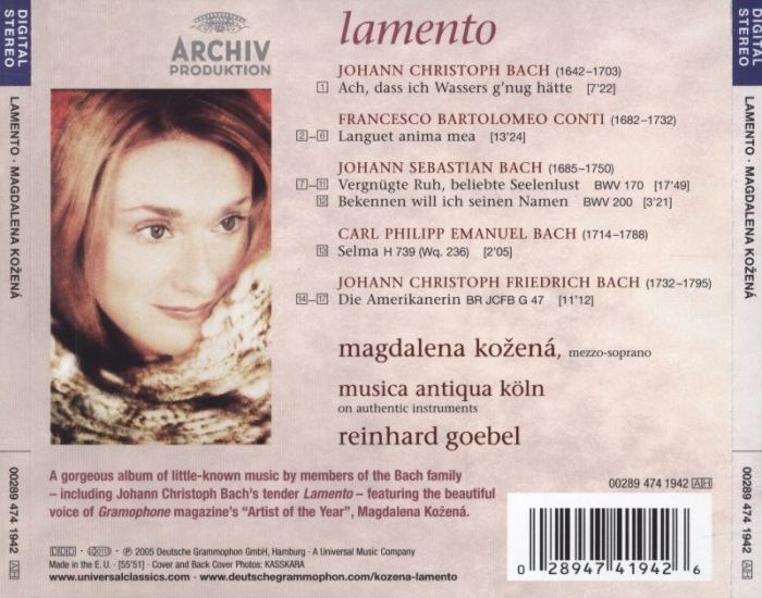 Kožená, Magdalena - Lamento (CD)