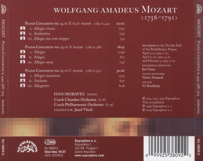Mozart, Wolfgang Amadeus - Piano Concertos (CD)