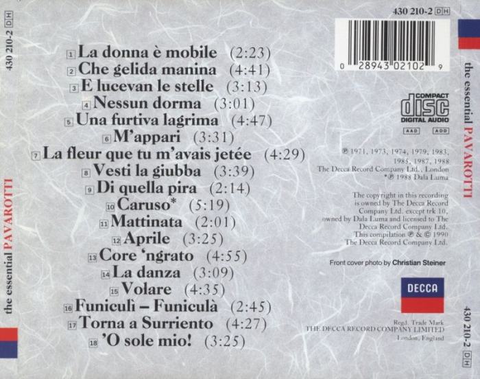 The essential Pavarotti (CD)