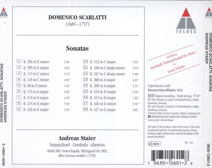 Scarlatti, Domenico - Sonatas (CD)