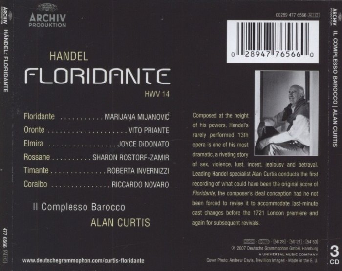 Handel, Georg Friedrich - Floridante (3CD)