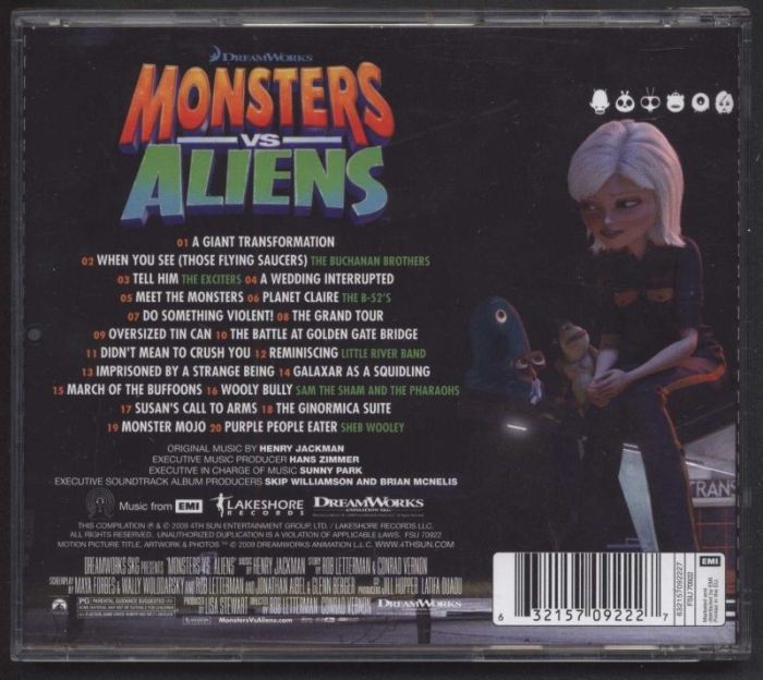 Various Artists - Monsters vs. Aliens (OST) (CD)