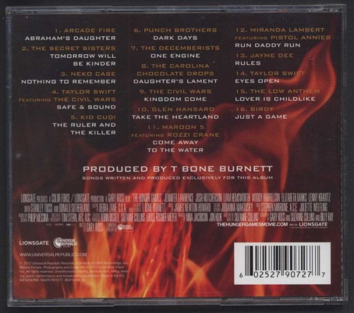 Various Artists - The Hunger Games (Songs From District 12 And Beyond) (OST) (CD)