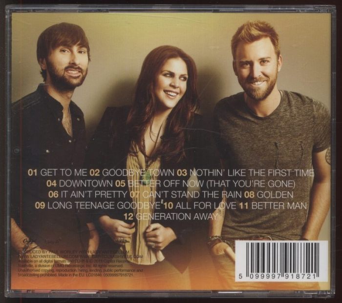 Lady Antebellum - Golden (CD)
