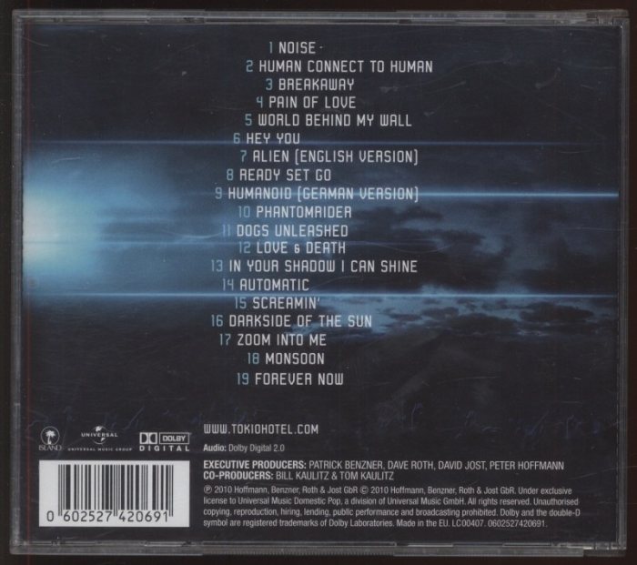 Tokio Hotel - Humanoid City Live (CD)