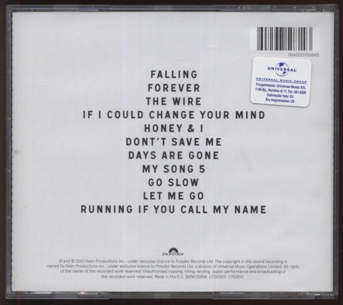 Haim - Days Are Gone (CD)
