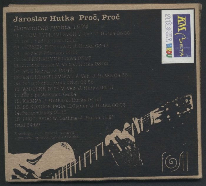 Jaroslav Hutka - Proč, proč (CD)