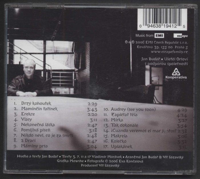 Jan Budař - Uletěl orlovi (CD plus DVD)
