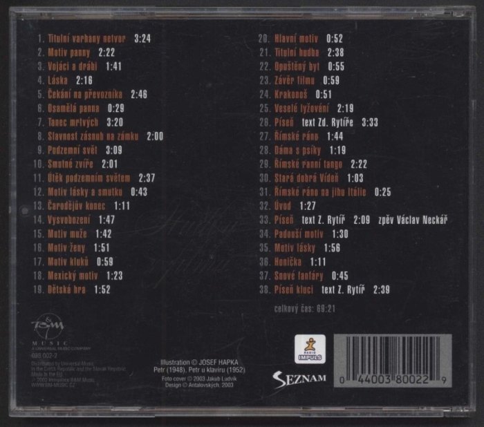 Petr Hapka - V obrazech - Hudby z filmů 1. (CD)