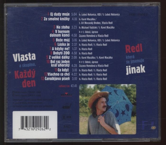 Vlasta Redl a skupina, která se jmenuje Každý den jinak (CD)