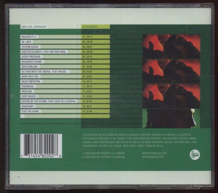 Roni Size / Reprazent - In The M a #248;de (CD)