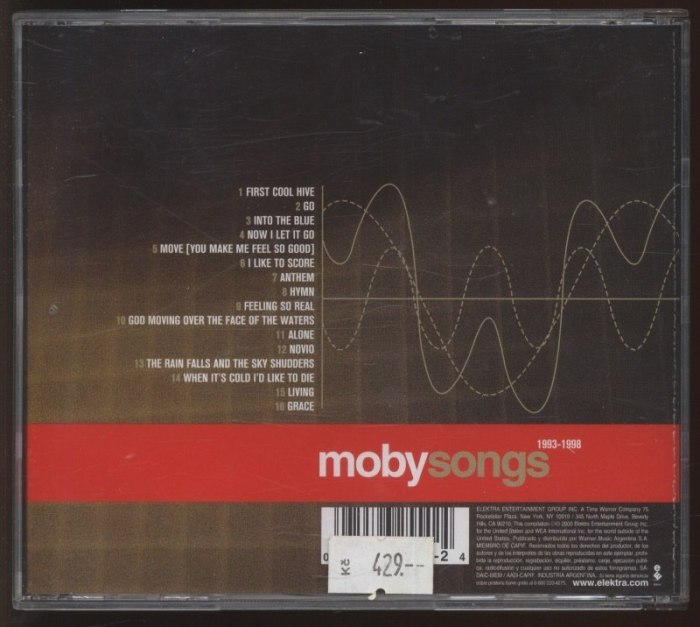 Moby - Songs 1993-1998 (CD)