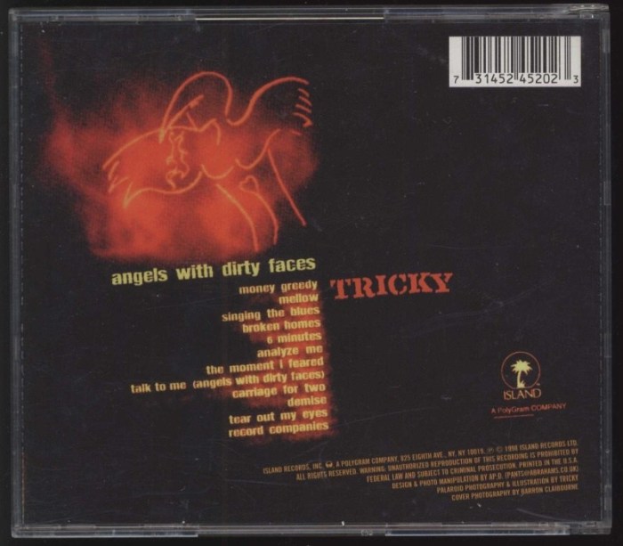 Tricky - Angels With Dirty Faces (CD)
