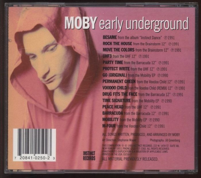 Moby - Early Underground (CD)