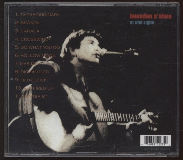 Brendan O' Shea - In The Light (CD)