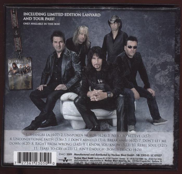 Gotthard - Need To Believe (CD) Box Set, Limited Edition