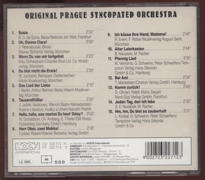Original Prague Syncopated Orchestra - Bel Ami (CD)