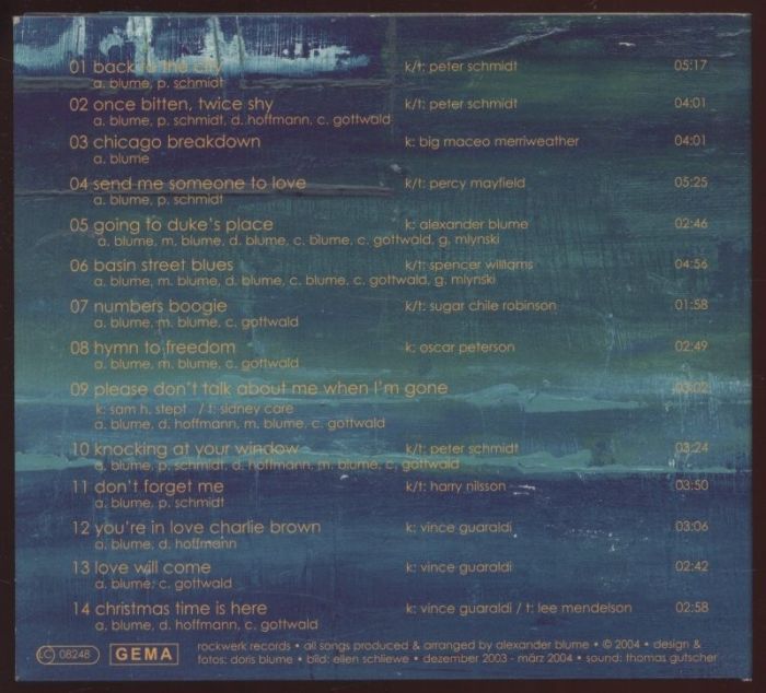 Alexander Blume - blue(s) (CD)