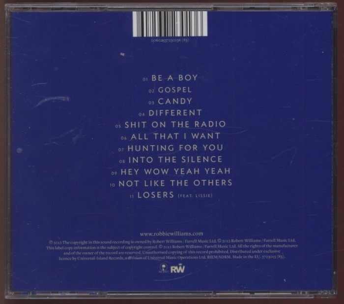 Robbie Williams - Take The Crown (CD)