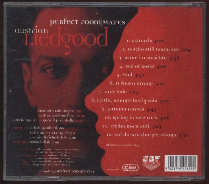 Perfect Roommates - Austrian Liedgood (CD)