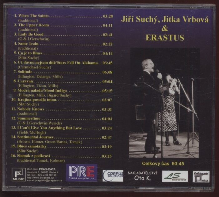Jiří Suchý, Jitka Vrbová a Erastus - Modrá nálada (CD)