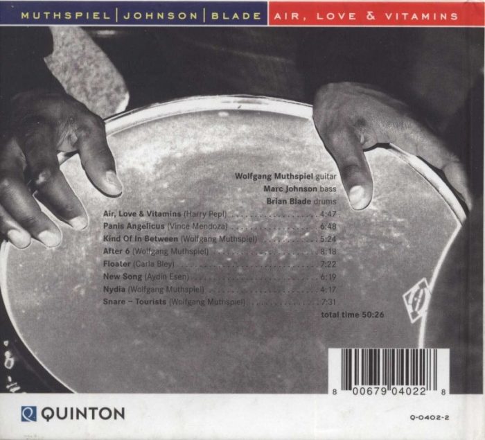 Muthspiel, Johnson, Blade - Air, Love  a  Vitamins (CD)