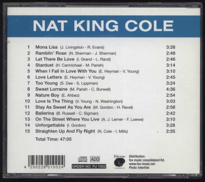 Nat King Cole - Nat King Cole (CD)