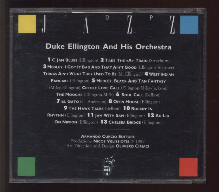 Duke Ellington And His Orchestra - Top Jazz (CD)