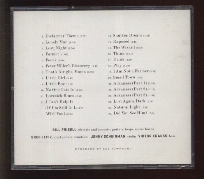 Bill Frisell - Disfarmer (CD)