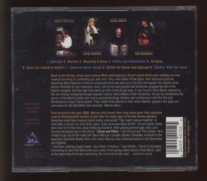 Larry Coryell, Steve Marcus, Steve Smith, Kai Eckhardt - Count's Jam Band Reunion (CD)
